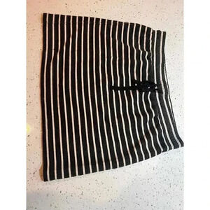 Loft skirt loose striped drawstring medium